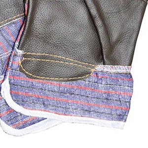 Gants de travail en cuir pour meubles de la meilleure qualité Gants de travail de gréeur canadiens Gants de menuiserie de construction en cuir du Pakistan - Product Image 3