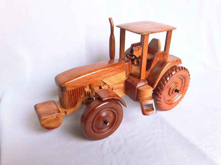 Handmade Resin Wooden Antiqued Vintage Montessori Educational Toy Car Model for 2-4 & 5-7 Years Wholesale