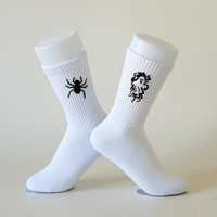Chaussettes de personnage drôle d'Halloween personnalisées en gros en usine Chaussettes de yoga décontractées quotidiennes tricotées Impression numérique pour les entraînements de printemps