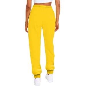 Pantalon de survêtement personnalisable pour femmes avec couche extérieure lisse et coupe flexible, parfait pour les vêtements de sport ou les collections de marques décontractées - Product Image 2