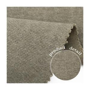 Tissu côtelé extensible en coton/spandex, très lourd, 450 g/m², 54 pouces de large, fil peigné tricoté pour vêtements de sport et vêtements - Product Image 1