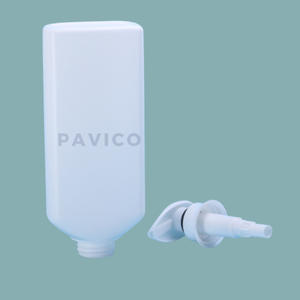 500ml Champú de porcelana blanca Botella de HDPE Botellas cuadradas de plástico HDPE para champú para el cabello Loción Embalaje Artesanía Color opcional - Product Image 6