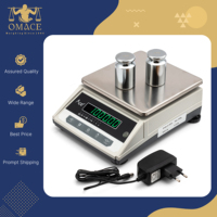 Timbangan Perhiasan Digital LED Portabel Kapasitas 1000g dengan Platform Baja Tahan Karat, Penjual Terbaik Dunia