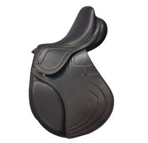Sillín de caballo occidental clásico, asiento acolchado profundo de cuero mecanizado a mano, accesorios completos, árbol de madera fuerte para instrumento veterinario - Product Image 3
