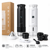Machine à café à capsules avec charge rapide en 1,5h, compatible café moulu, pour voiture et voyage, logo personnalisé, fournisseur ODM
