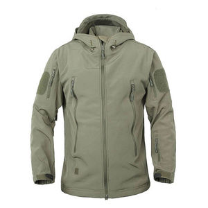 Chaqueta Softshell de alta calidad 2025 para hombres y mujeres con capucha y cuello alto para aventuras al aire libre de invierno al por mayor - Product Image 4