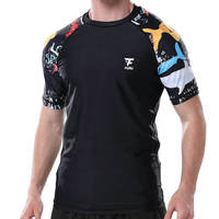 Chemise de bain pour homme à manches courtes, protection UV, respirante, imperméable, 100% coton lavé, avec couleur et logo personnalisés