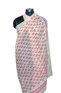 Sarongs de plage indiens imprimés à la main sarongs en coton doux imprimé Pario paréo d'été assortis lot de gros Bikini - Product Image 5