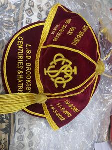 Meilleures casquettes Rugby Traditional Honours, casquette Baggy Cricket avec tresse et pompon en argent - Product Image 4