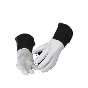 Gran oferta, guantes de soldadura de cuero anticorte profesionales, guantes de cuero para construcción de Palma, guantes de cuero industriales para hombres - Product Image 1