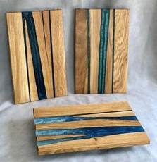 Planche à fromage en bois d'acacia avec poignée pour charcuterie et service, écologique, durable, artisanat artisanal, accessoire de cuisine haut de gamme - Product Image 6