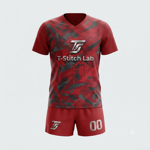 Uniforme de Voleibol Unisex de Manga Corta, Transpirable y de Secado Rápido, 100% Poliéster, con Cuello en V, Impresión Digital y Nombre del Equipo Personalizado, MOQ Bajo - Product Image 2