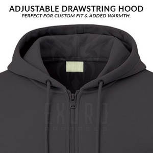 Sudaderas con capucha sólidas con cremallera para hombre, servicio OEM, venta al por mayor, ecológicas, transpirables, cálidas, para invierno, logotipo personalizado hecho en Pakistán - Product Image 4