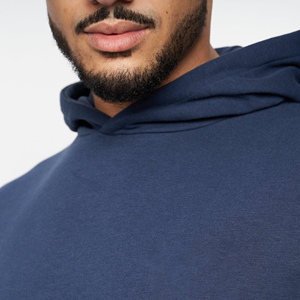 Wholesale 100% Cotton Men's Winter Casual Hooded Tracksuit with Custom Logo & Printing High Quality Drawstring Closure - Product Image 6