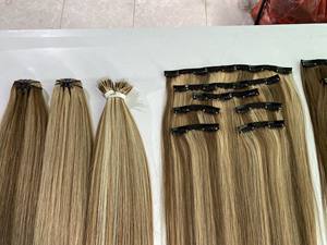 Vente en gros de colle à kératine italienne, Extensions de cheveux naturels Remy à Double traction - Product Image 6