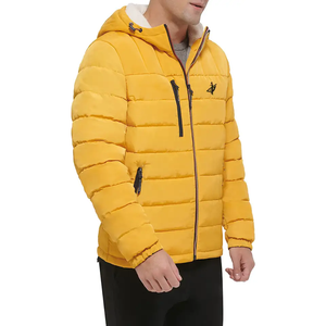 Chaqueta de burbuja con logotipo personalizado para hombre de la mejor calidad, chaqueta acolchada cálida superventas, chaqueta acolchada de Color sólido personalizada - Product Image 2