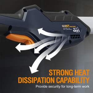 Lijadora orbital aleatoria de paneles de yeso de 4 mm sin escobillas 350W 3.5A, herramienta lijadora eléctrica plegable para paredes con 1 y 2 modos, conmutación de succión y memoria, 220V - Product Image 4