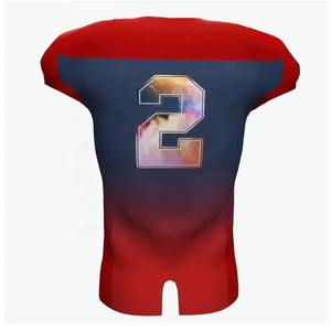 Fabricant de haute qualité 100% polyester Maillot de football américain Sports et équipe Porter des uniformes de football américain - Product Image 2