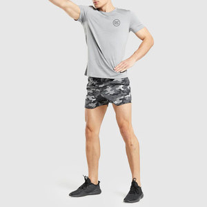 Ropa Deportiva para Hombre, Camisetas de Compresión de Poliéster/Algodón, Secado Rápido, Transpirable, Ecológica, Logotipo Personalizado, Servicio OEM, en Existencia - Product Image 6