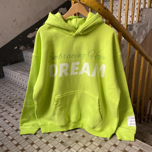 Sweat-shirt à capuche surdimensionné personnalisé pour homme, en molleton, streetwear, hiver, chaud, épais, en coton, design uni - Product Image 3