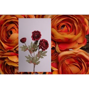 Fleur Artificielle Camélia 76cm Bordeaux - Product Image 1