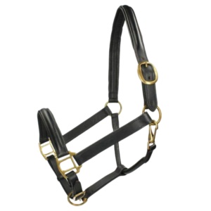 High Quality Brown Leather Horse Halter Durable Hybrid Design Handmade in India-Wholesale for Equestrian Use