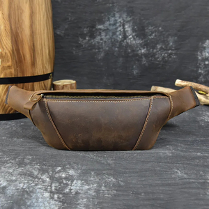 Riñonera de cuero hecha a mano con cinturón ajustable, riñonera de Festival, regalo de cadera para su viaje diario - Product Image 4