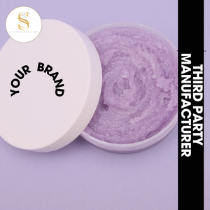Exfoliante facial corporal de lavanda con etiqueta privada con logotipo personalizado, hidratante, blanqueador, colágeno de vitamina C brillante, venta al por mayor MOQ - Product Image 1