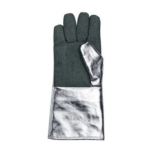 Venta al por mayor de guantes de protección de manos resistentes al calor Fabricantes DE TRABAJO Guantes de seguridad de cuero - Product Image 4
