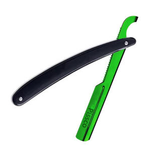 Navaja de Afeitar Plegable de Acero Inoxidable, Cuchilla de Barbero para Cortar el Cabello, Cuchilla Intercambiable, Navaja de Afeitar Recta Personalizada de Acero Inoxidable - Product Image 3