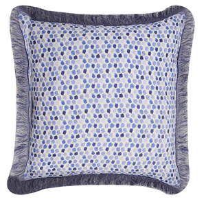 Nouveaux produits lin tissu impression numérique auto franges taie d'oreiller coussins couverture pour canapé luxueux - Product Image 1