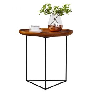 <b>Black</b> <b>Marble</b> Top <b>Side</b> <b>Table</b> Modern Home <b>Side</b> <b>Table</b> Organized for Living Room Hotel Supplies - Product Image 2