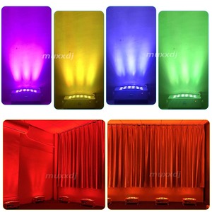 Professionele Dj Verlichting Led Bar 12X18W RGBAW-UV 6in1 Draadloze Batterij Aangedreven Led Uplights Draadloze Dmx & Wifi App - Product Image 4