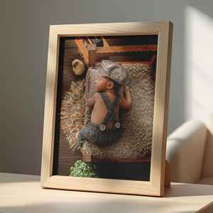 Cadre photo en bois bricolage Affichage minimaliste Guide PDF fait à la main Téléchargement étape par étape Image disponible - Product Image 5