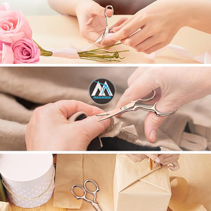 Ciseaux de beauté multifonctionnels en acier inoxydable de petite taille pour le soin des sourcils et des cils, ciseaux de maquillage pour femmes et hommes - Product Image 6