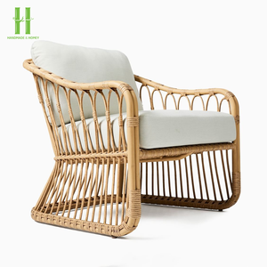 Sofá de ratán de estilo elegante y sofisticado Cocoon 100% hecho a mano de lujo para decoración Precio de fabricante para muebles de ratán - Product Image 6