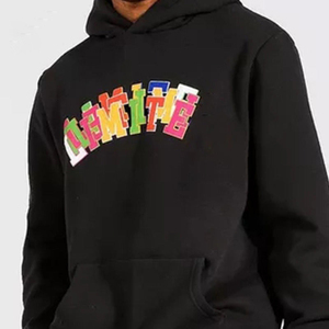 Chándal con estampado de hojaldre de alta calidad, chándal de gran tamaño personalizado con estampado de hojaldre para hombre, chándal informal con estampado de hojaldre de algodón 100% - Product Image 6