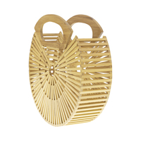 Sac en bambou de style Boho en gros de haute qualité à la mode fermeture ouverte plage et style de rue faits à la main par des artisans vietnamiens