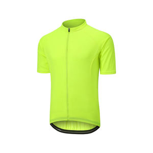 Maillot de cyclisme unisexe respirant, grande taille, couleur unie, couleurs personnalisables, fabriqué en usine, dernier design - Product Image 1