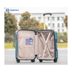 Suministros de fábrica 100% 615 Abs Pc Maleta Juego de equipaje 20 pulgadas Bolsas de viaje Equipaje Ruedas dobles silenciosas Hung Phat Exportador - Product Image 1
