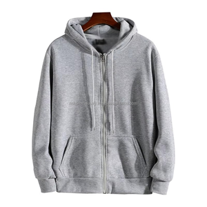 Sudaderas con cremallera Otoño Invierno Hombres Nueva Sudadera con capucha de manga larga Moda Casual Hombres Traje Sportwear Loose Fit Hoodie - Product Image 4