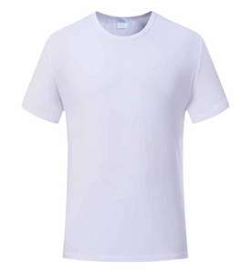 T-shirt décontracté sans manches unisexe respirant à séchage rapide, logo imprimé personnalisé, OEM, polyester doux tricoté uni - Product Image 3