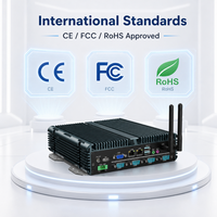 Mini PC embarqué pour les systèmes d'accès, ordinateur industriel pour les projets de contrôle d'accès