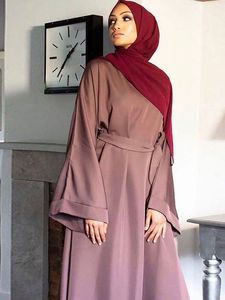 Robe Kaftan Longue à Manches Longues en Tissu Nida Arabe Musulman pour Femmes Robes de Soirée Islamiques Dubaï Taille Personnalisable Sensation Confortable - Product Image 5