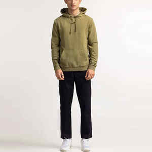 Dernière arrivée pull à capuche pour hommes couleur unie basique coton mélangé forte demande bas quantité minimale de commande 100% coton tissu - Product Image 4