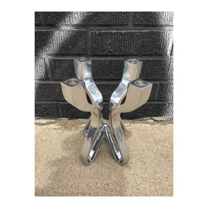 Sophisticated Classic Vintage Inspired Aluminum <b>Candle</b> Holder for Romantic Christmas <b>Dinner</b> Elegant Interior Decor - Product Image 2
