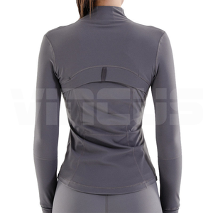Veste de sport zippée légère pour femme Manteau de gymnastique respirant pour le yoga Entraînement de fitness en plein air pour les coureurs et les athlètes - Product Image 4
