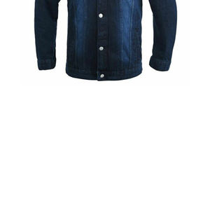 แจ็กเก็ตผ้าเดนิมสำหรับผู้ชายเสื้อแจ็คเก็ตผ้าฝ้ายมีสไตล์และทนทาน - Product Image 6