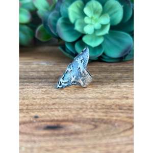 Bague Robert Shakey élégante en argent sterling, motif animal, ajustable, bijou classique et mignon, cadeau idéal pour la taille 5.25, placage raffiné - Product Image 3