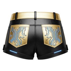 Ropa de Verano para Mujer, Shorts Personalizados con Logotipo, Shorts de Cintura Baja, Pantalones Cortos Deportivos de Spandex con Efecto Levanta Glúteos para Mujer - Product Image 5